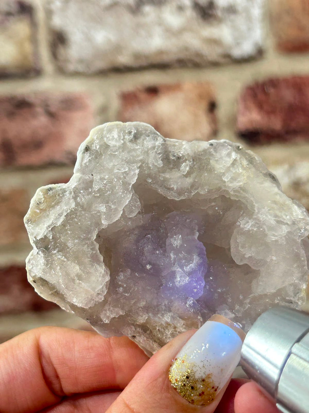 Botryoidal Fluorite with Pyrite D