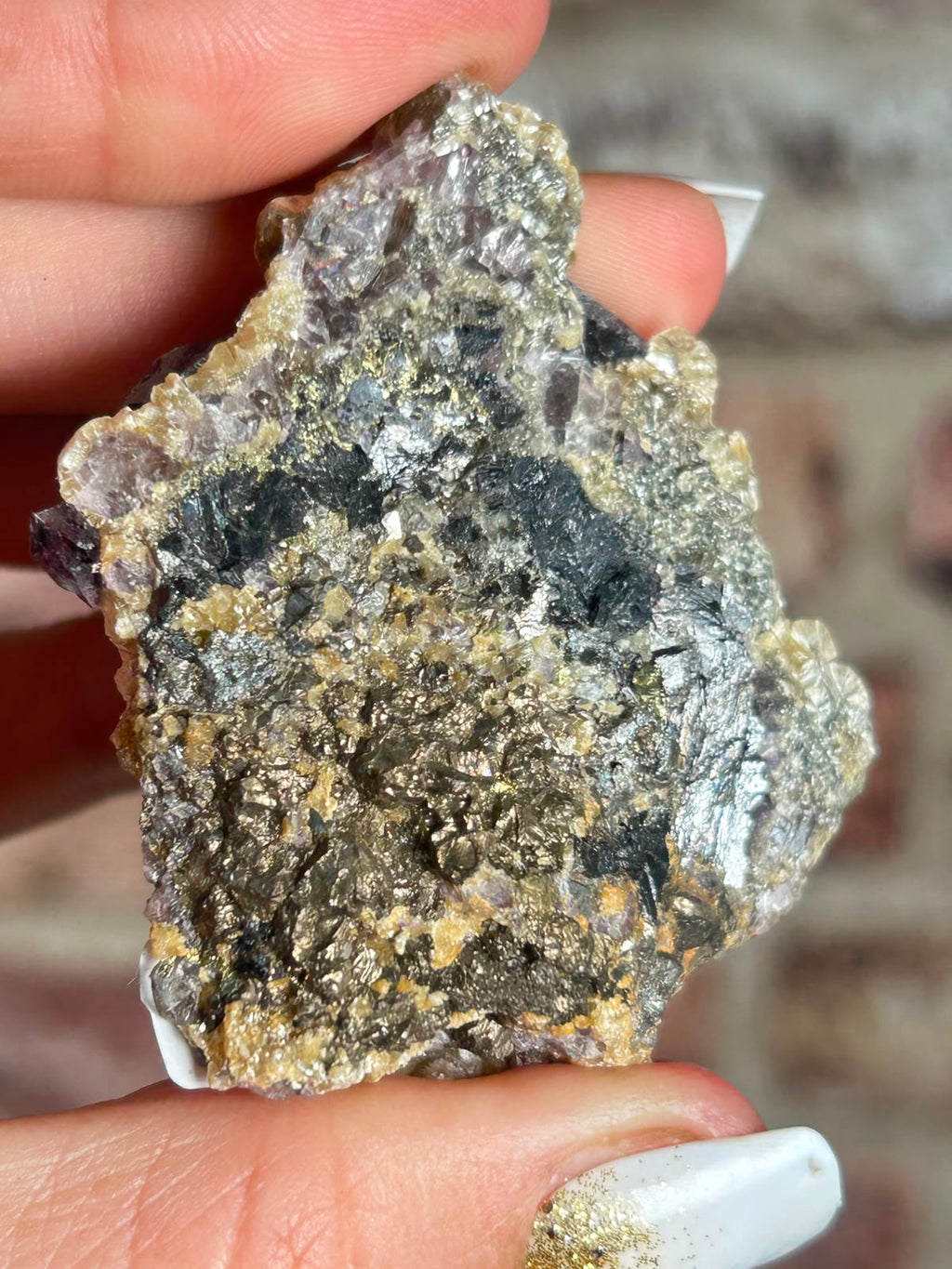 Phantom Fluorite on Mica