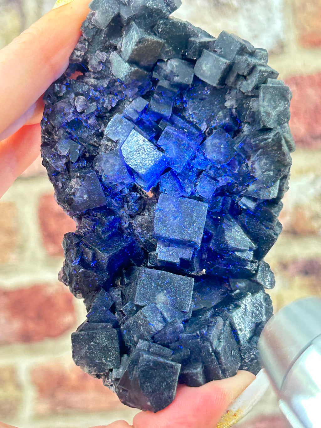 Dark Cubic Fluorite