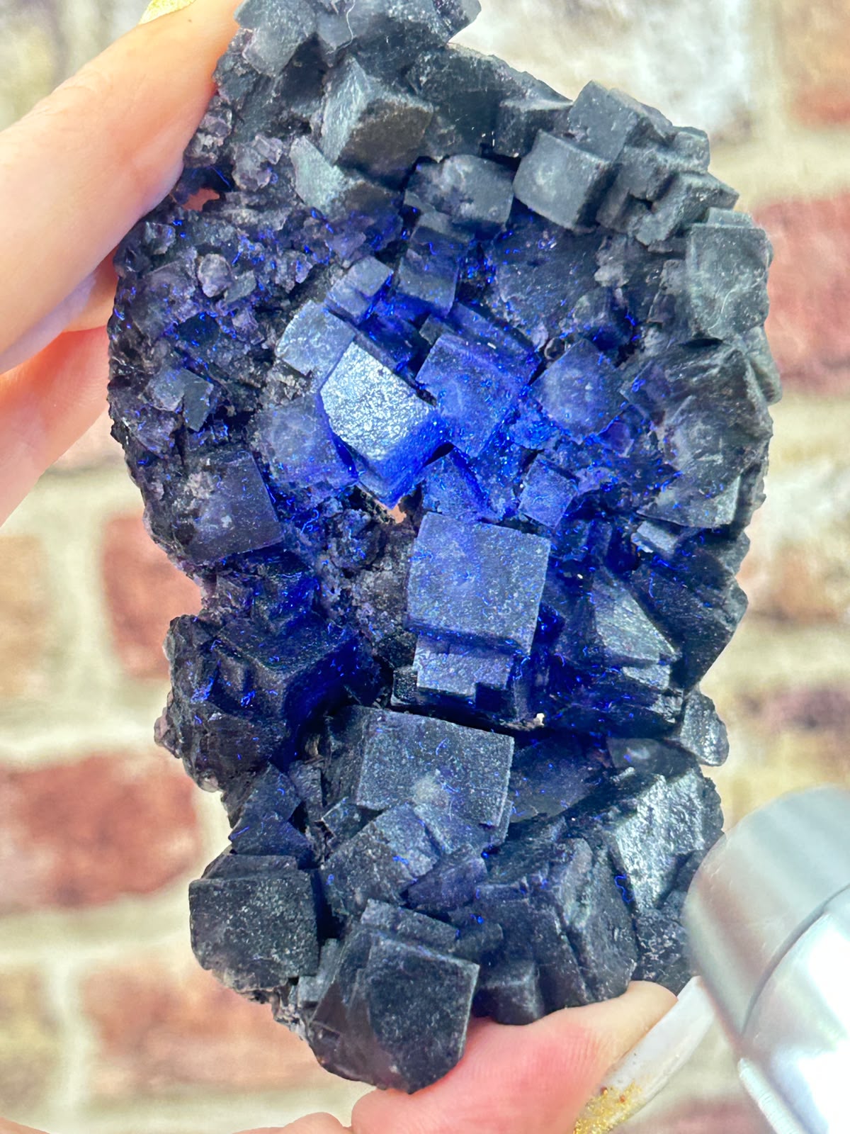 Dark Cubic Fluorite