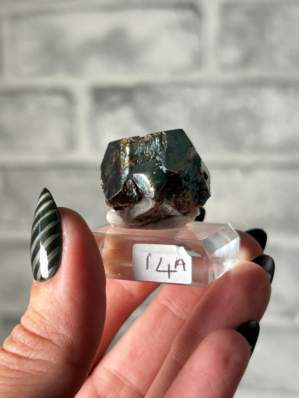 Iridescent Pyrite from Kalimantan, Indonisia -A