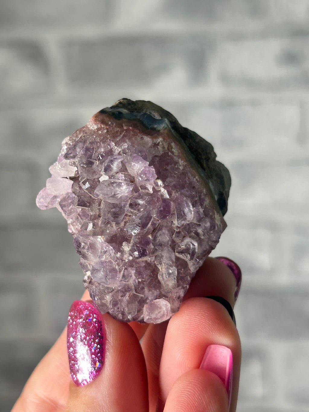 Mini amethyst cluster ￼