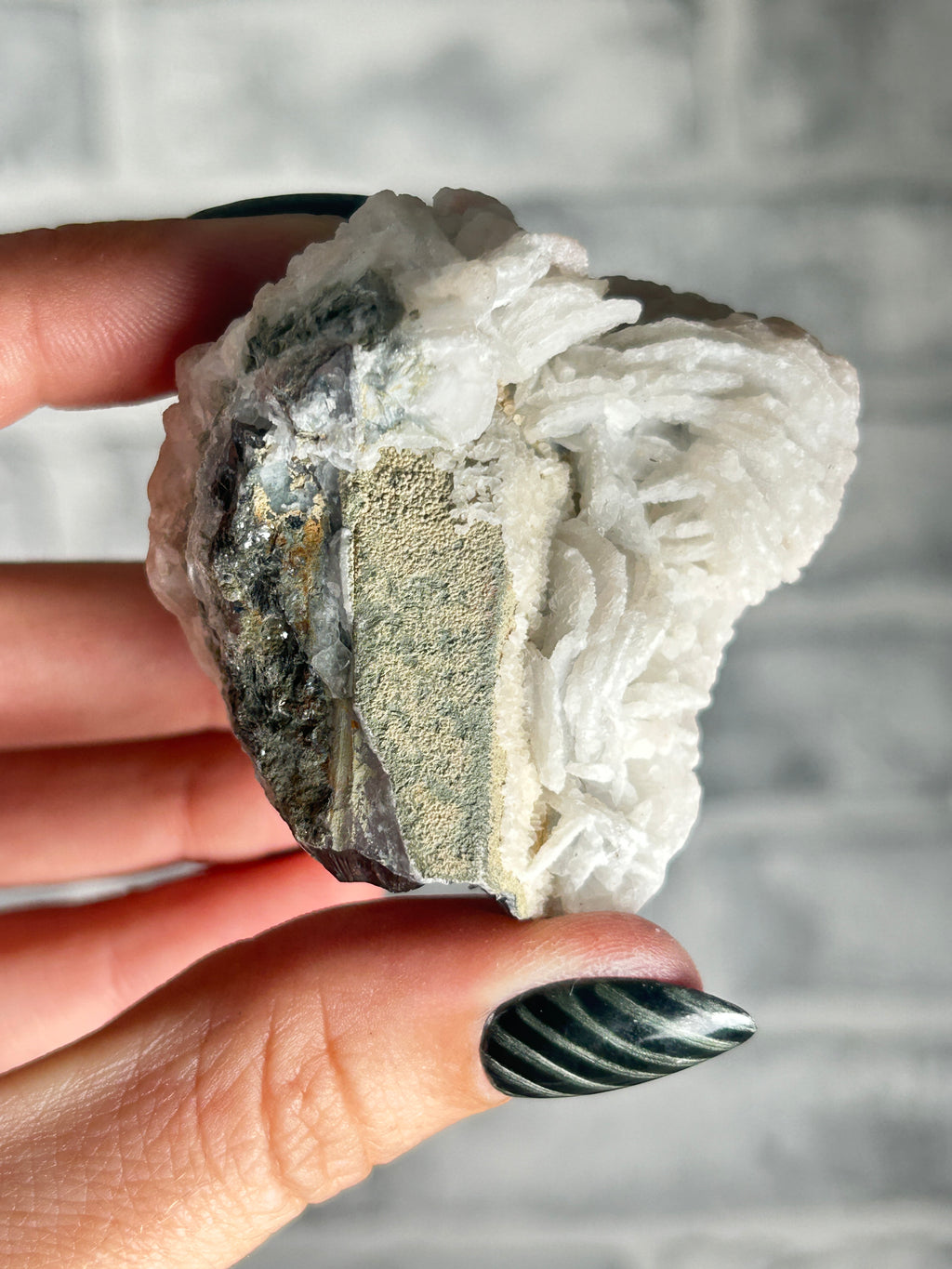 Calcite Flower, Specularite and Candle Quartz, Huanggang Fe-Sn Deposit, Inner Mongolia