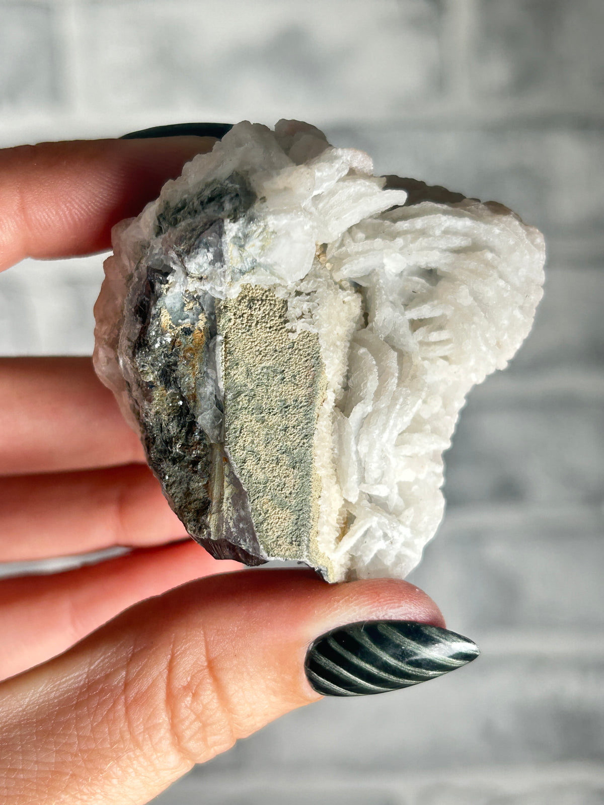 Calcite Flower, Specularite and Candle Quartz, Huanggang Fe-Sn Deposit, Inner Mongolia