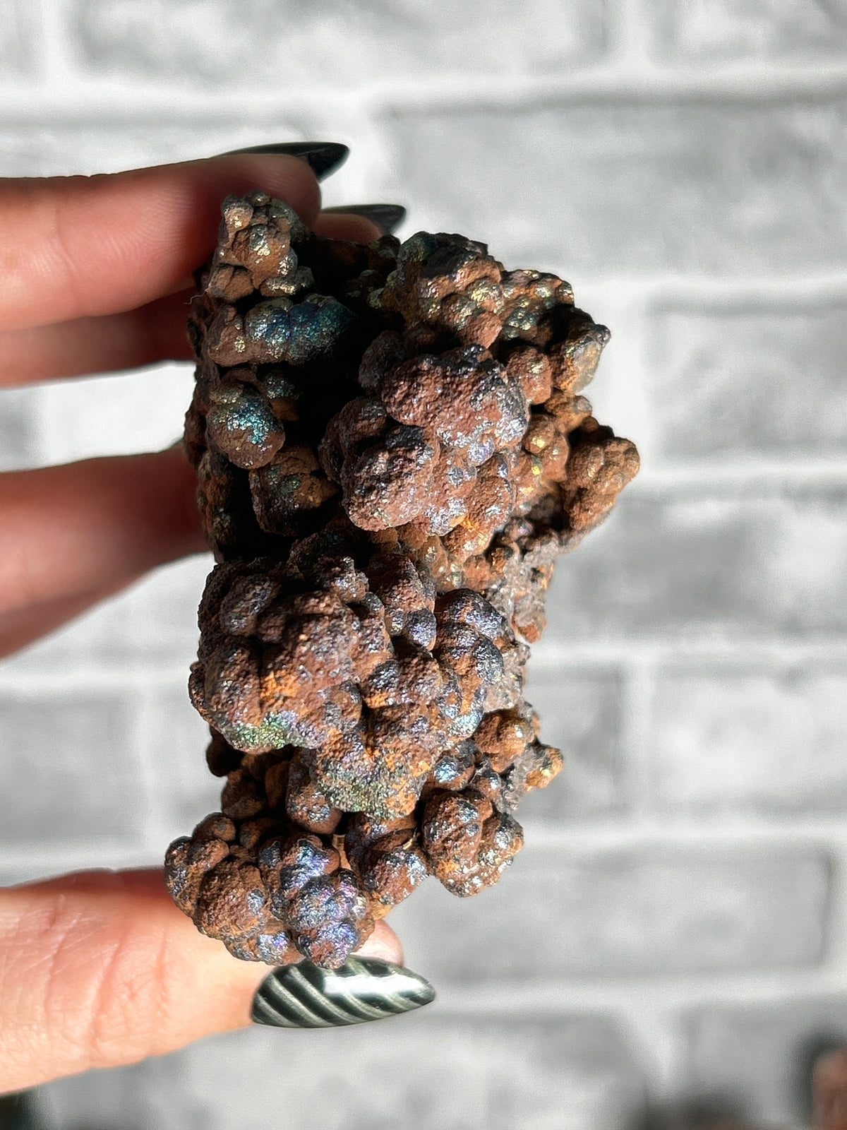 iridescent Botroydal Goethite/Hematite (turgite) from JiangXi, China