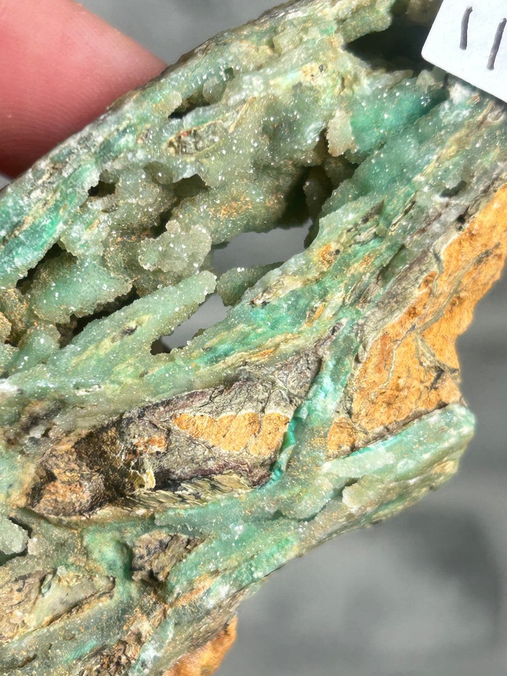 “Indonesian Smithsonite” Garnierite with Quartz I