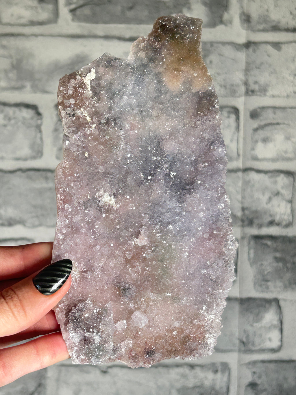 Brazilian Galaxy Amethyst Slab