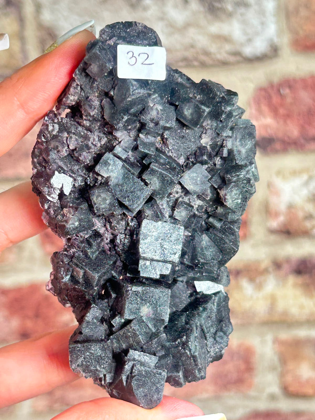 Dark Cubic Fluorite