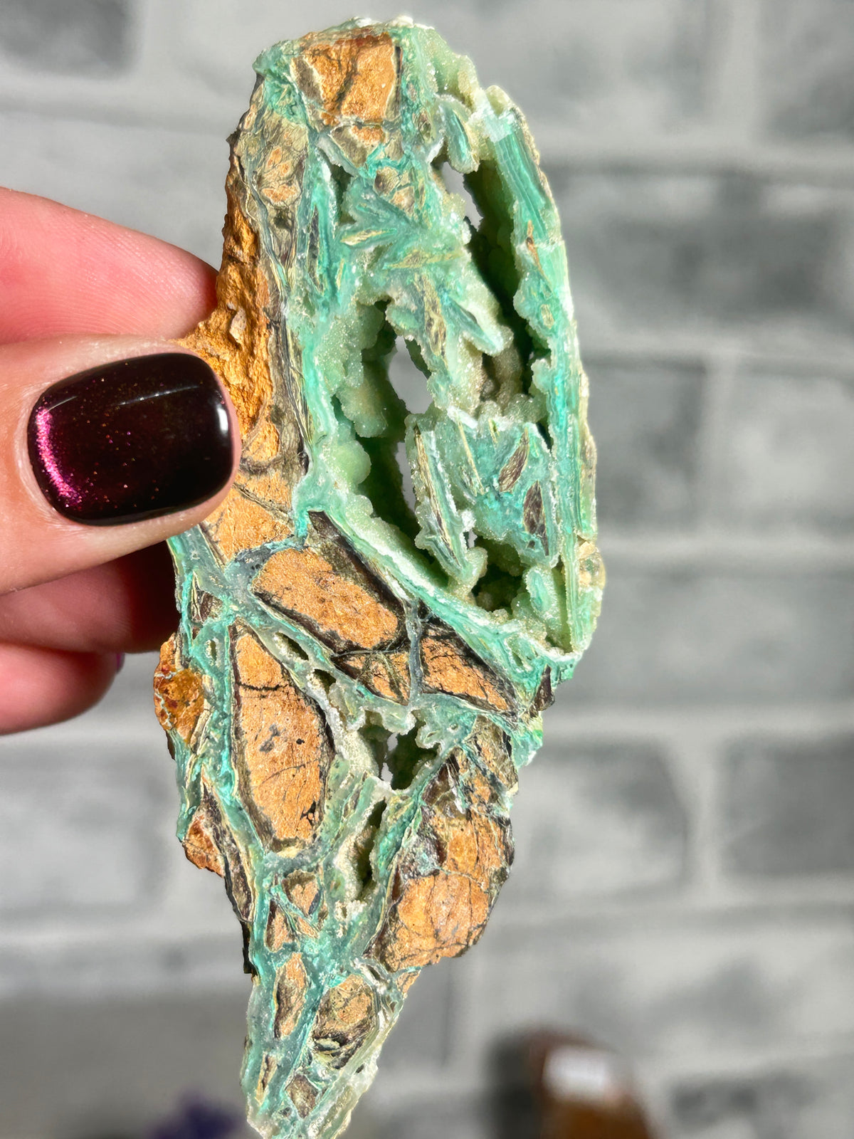 “Indonesian Smithsonite” Garnierite with Quartz I