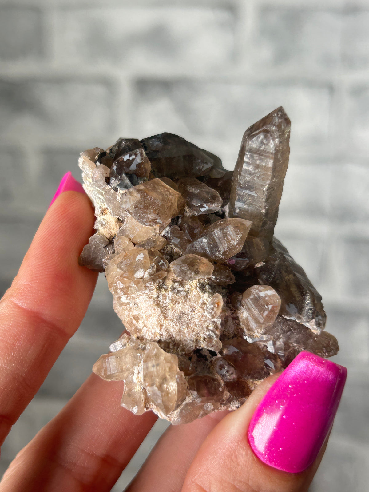 Smokey Quartz Cluster Madagasca