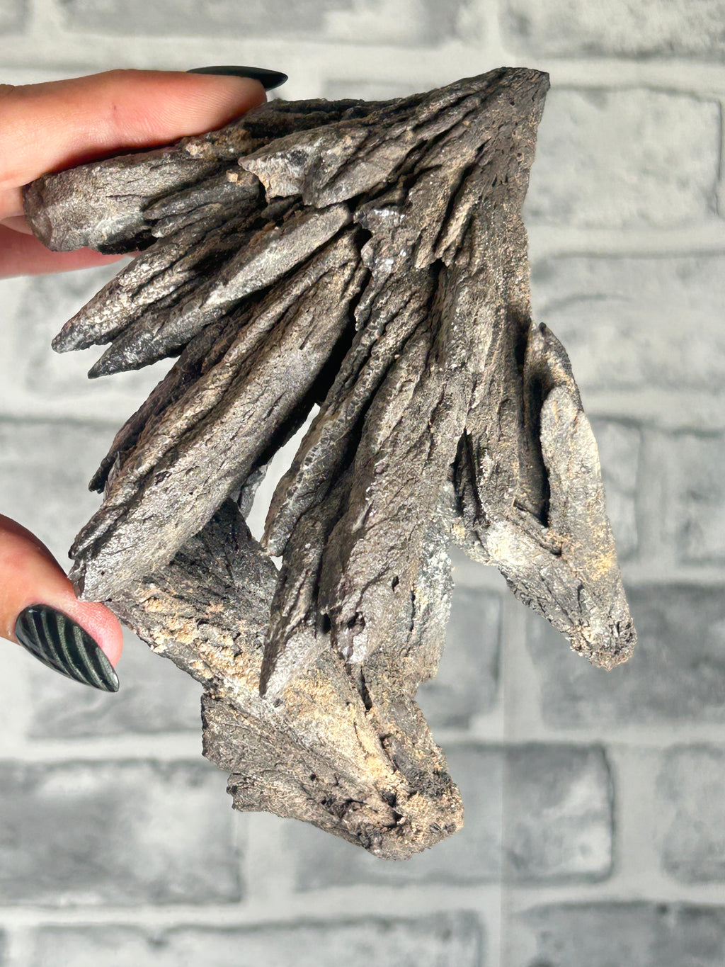 Black Feather Calcite from HeiBei, China