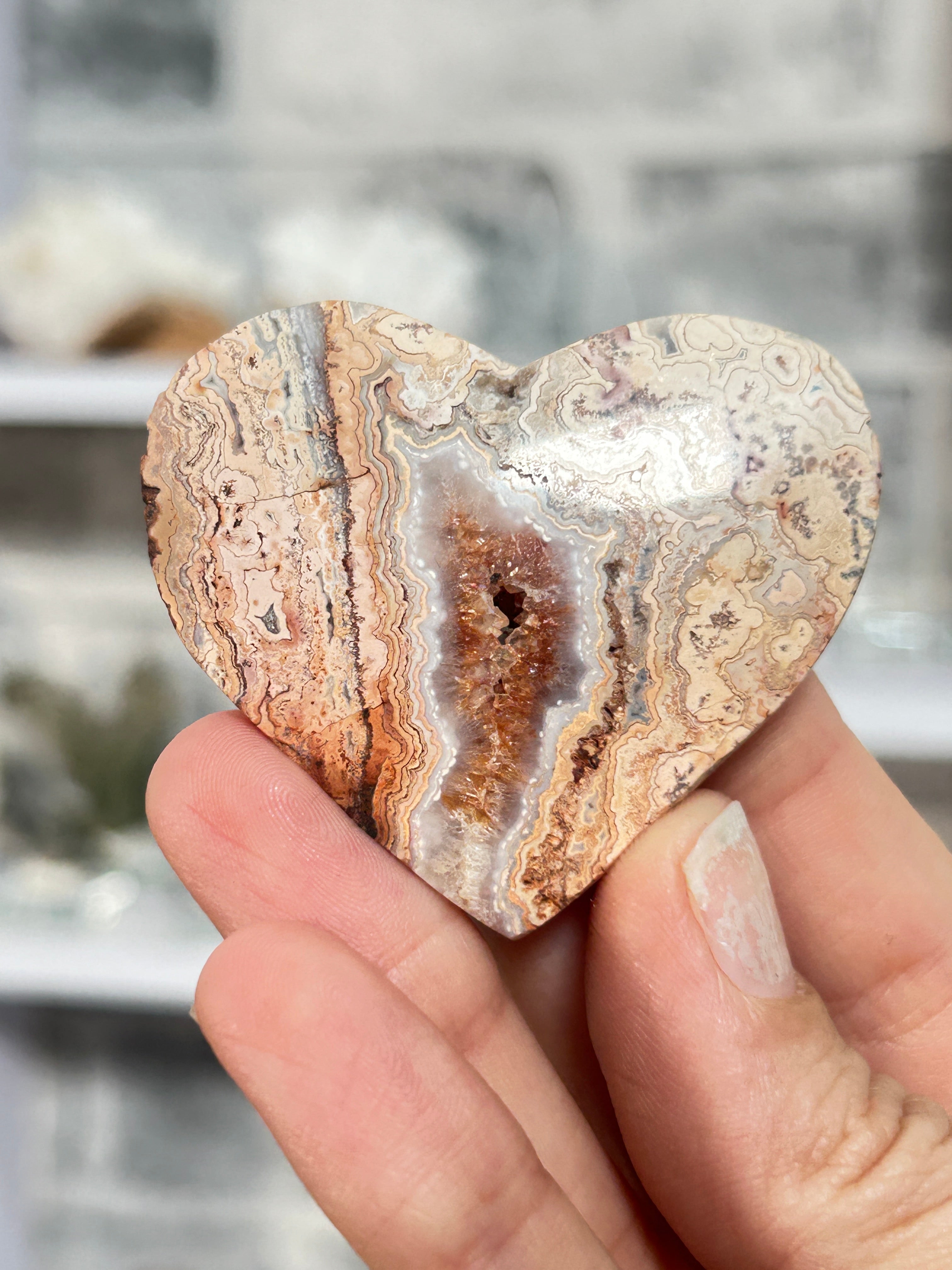 Druzy Crazy Lace heart 2