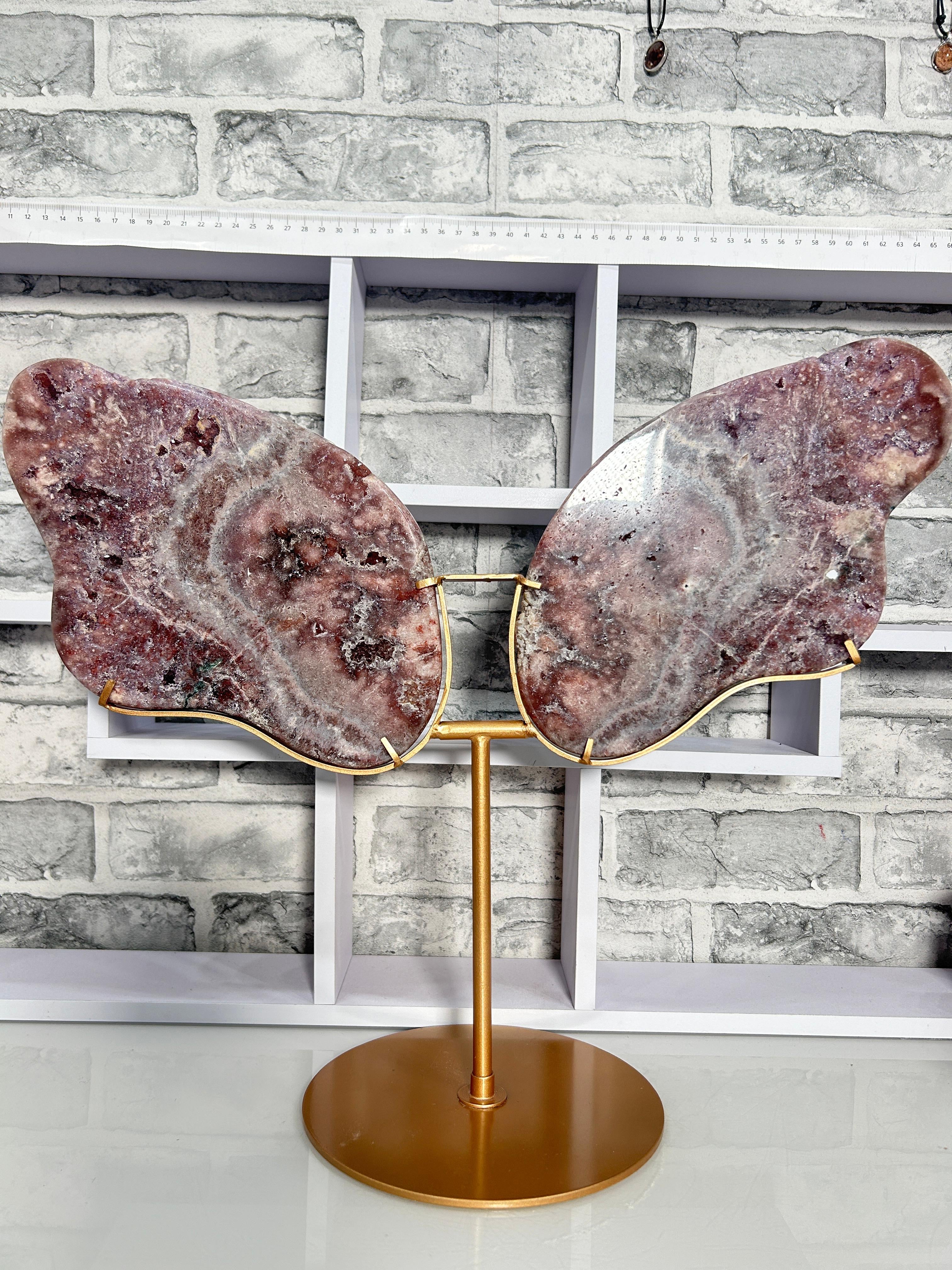 ✨ Brazilian Pink Amethyst Wings