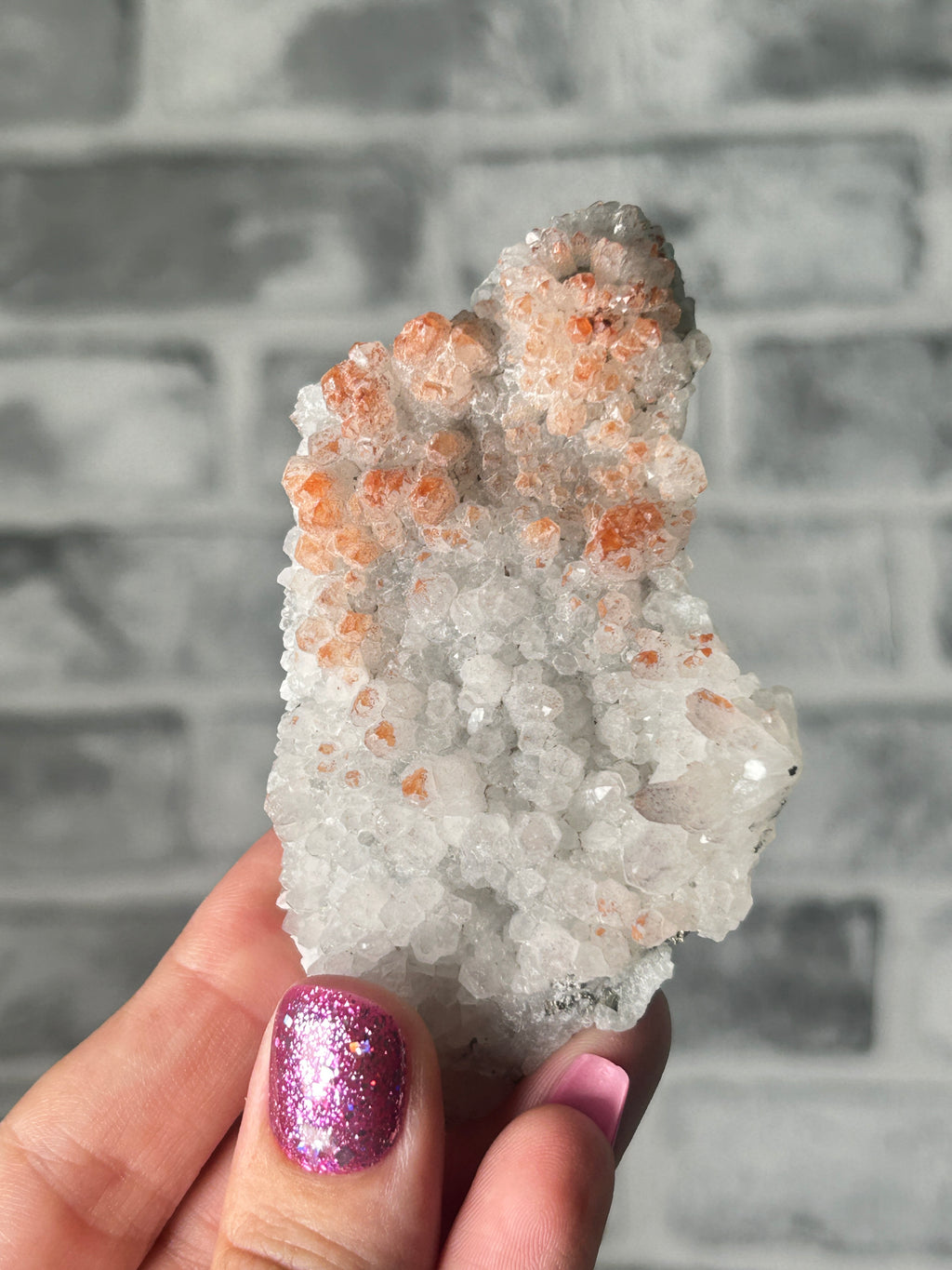 Quartz cluster with red phantoms JiangXi￼