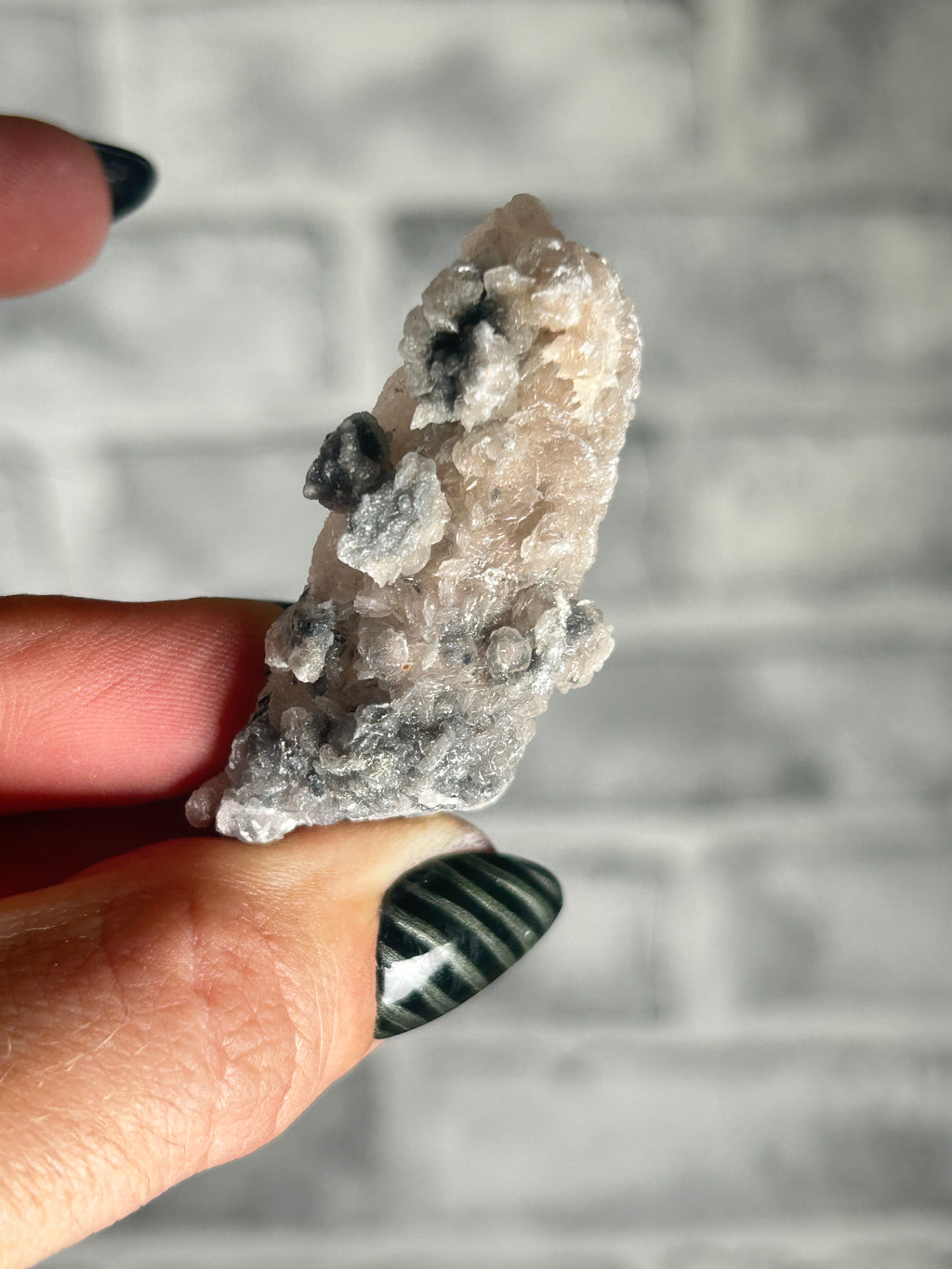 Candle Quartz with Specularite, Huanggang Fe-Sn Deposit, Inner Mongolia