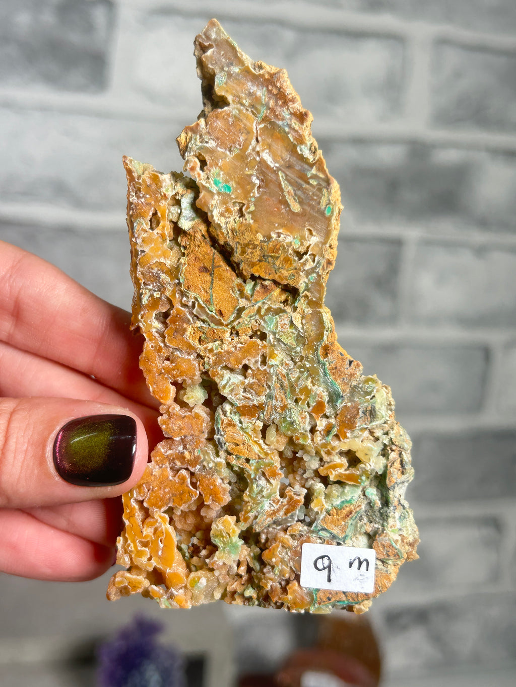 “Indonesian Smithsonite” Garnierite with Quartz M