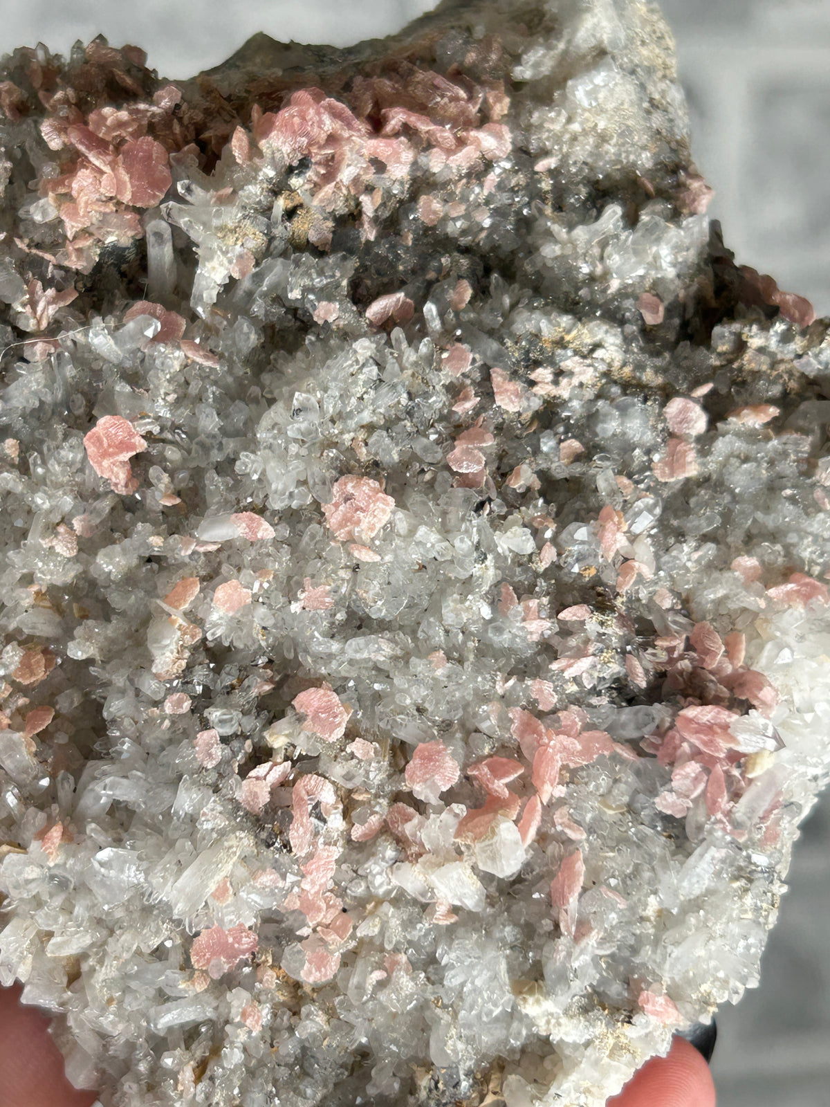 Rhodochrosite, Pyrite and Quartz, GuangXi, China