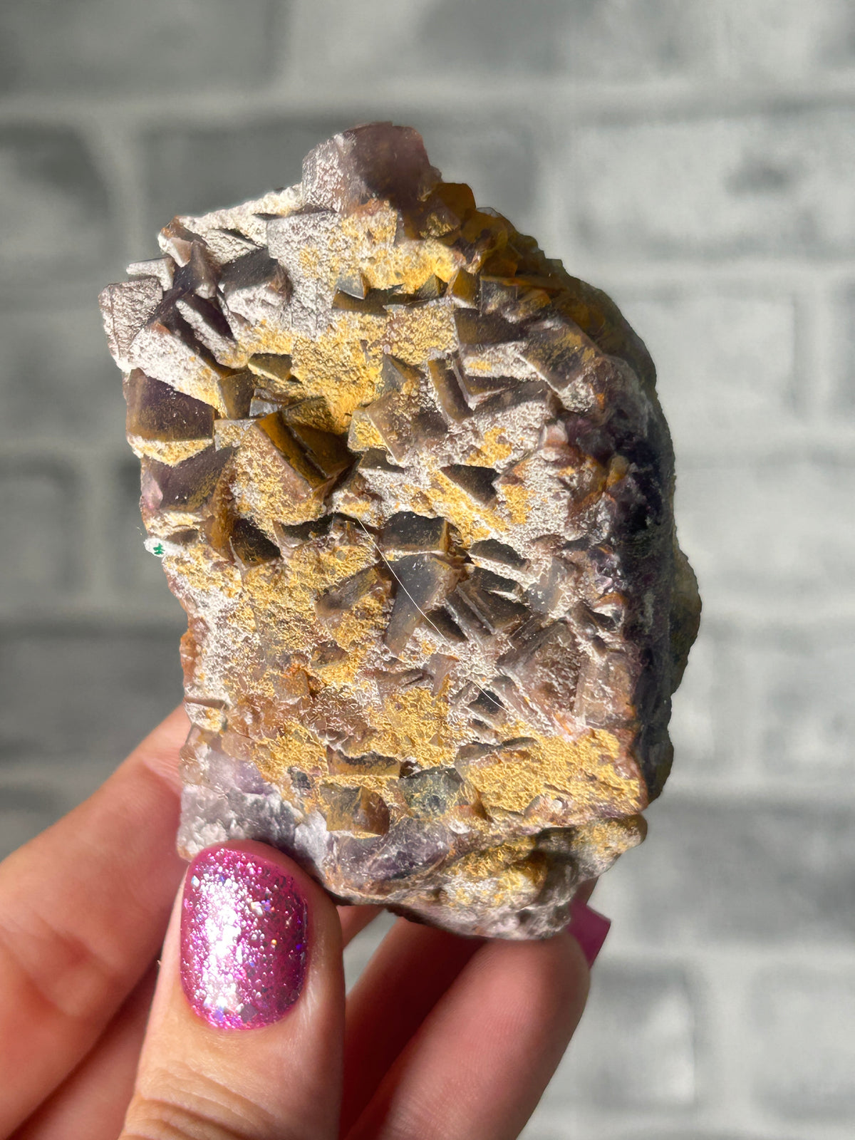 Iron stained Fluorite