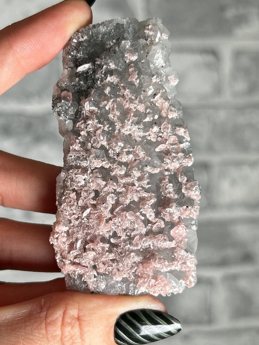 Rhodochrosite and Quartz, GuangXi, China