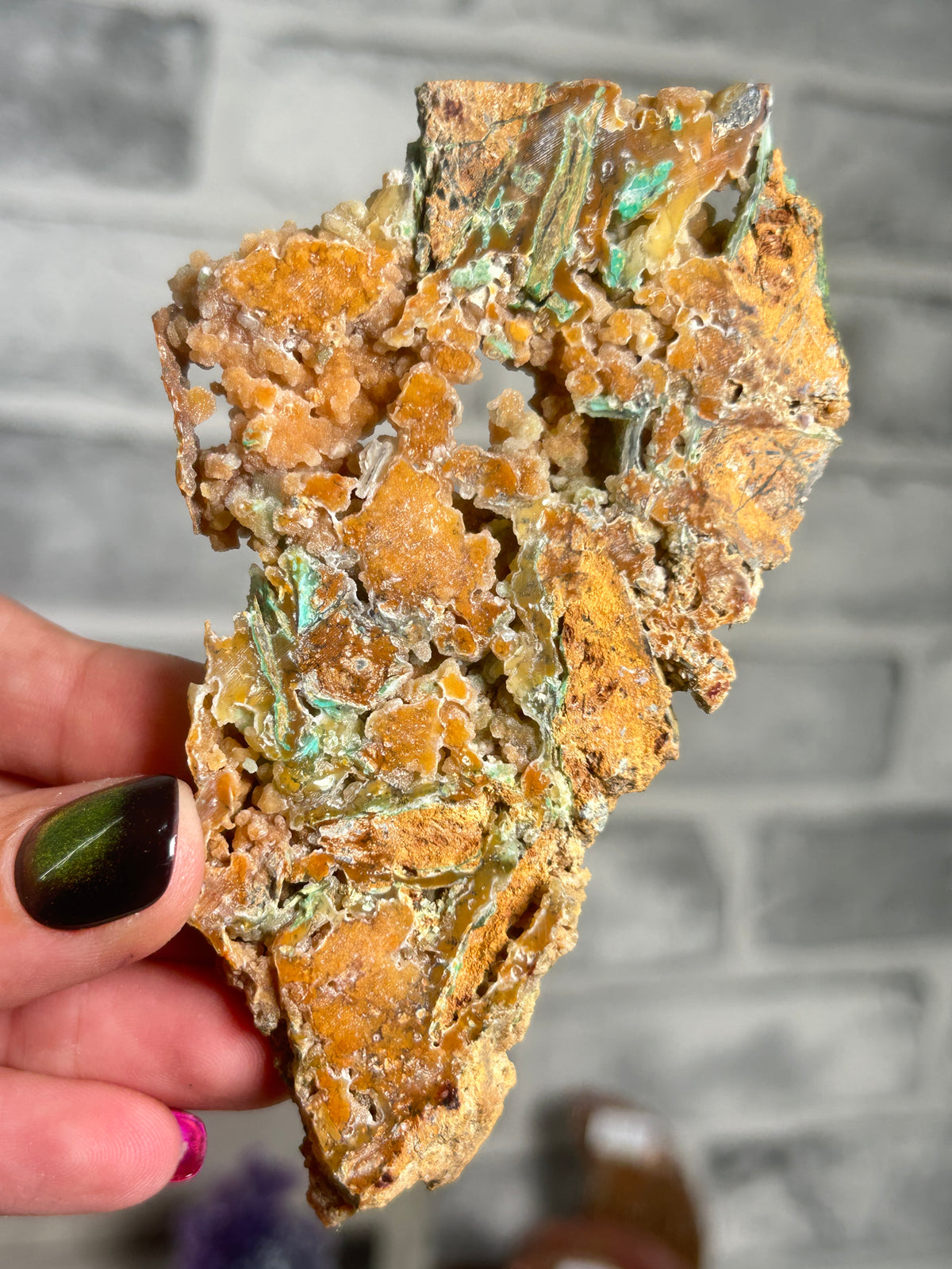 “Indonesian Smithsonite” Garnierite with Quartz E