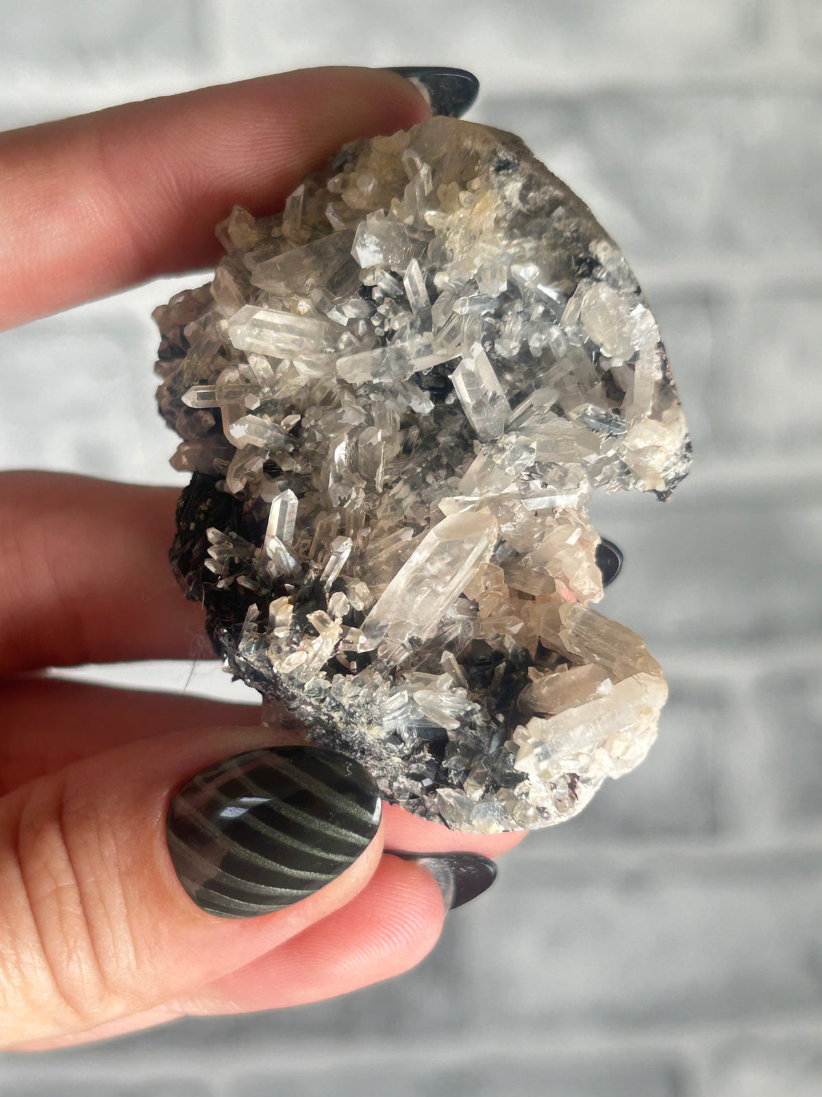 Specularite with quartz from Guangdong, China