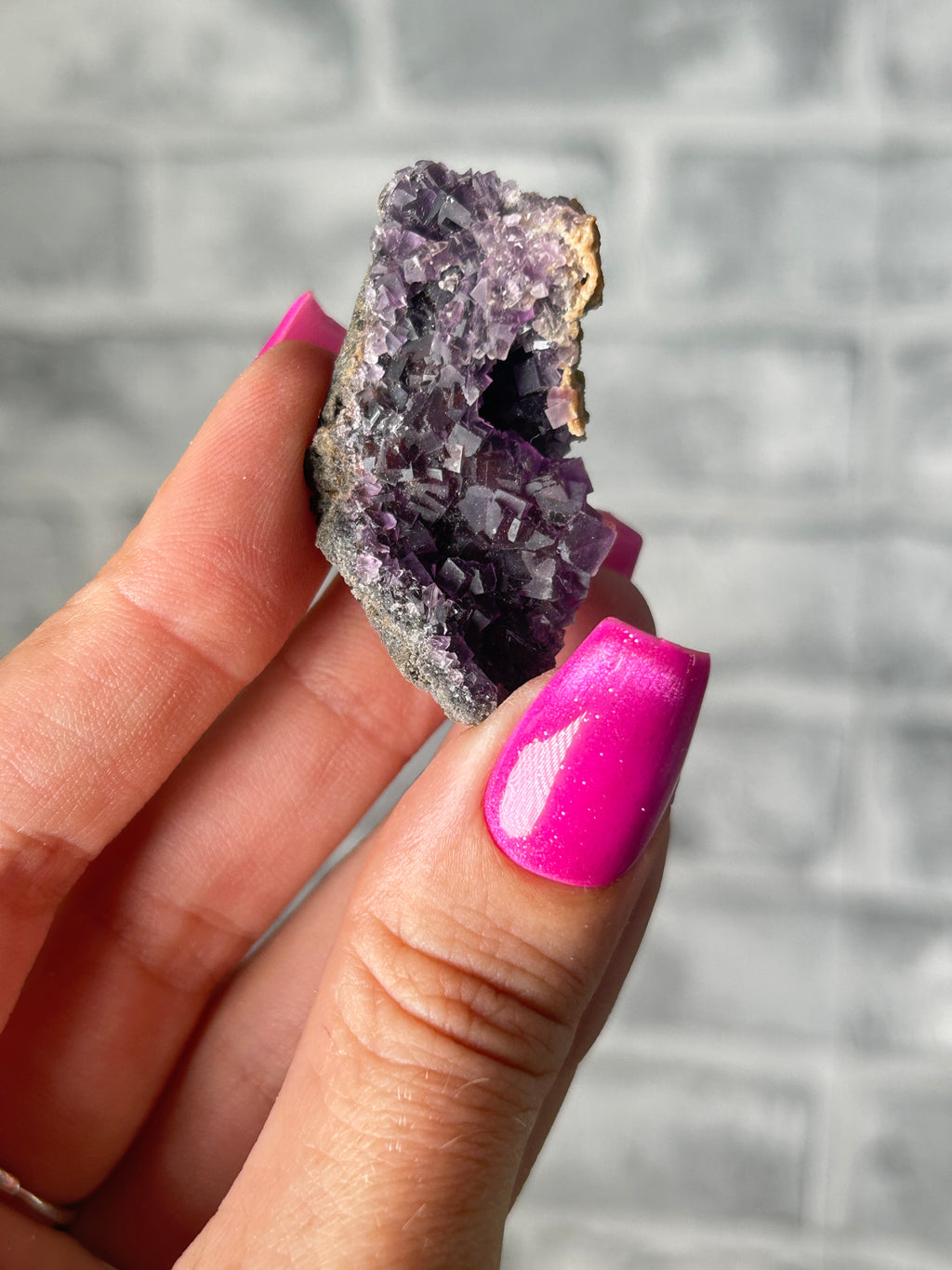 Purple mini Fluorite from Hunan