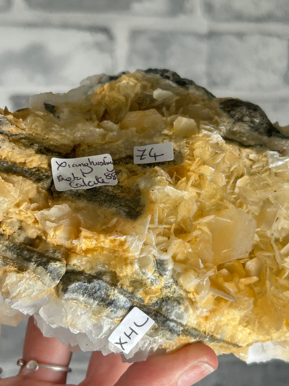 Rose Calcite with Iron Staining, XHL Hunan, China