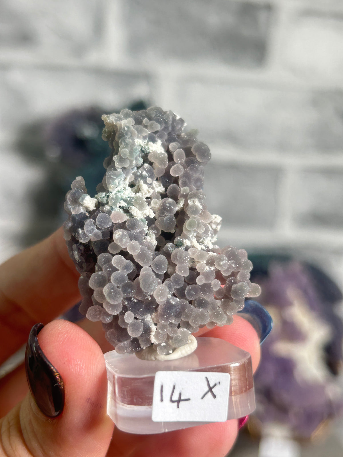 Grape Agate Cluster X