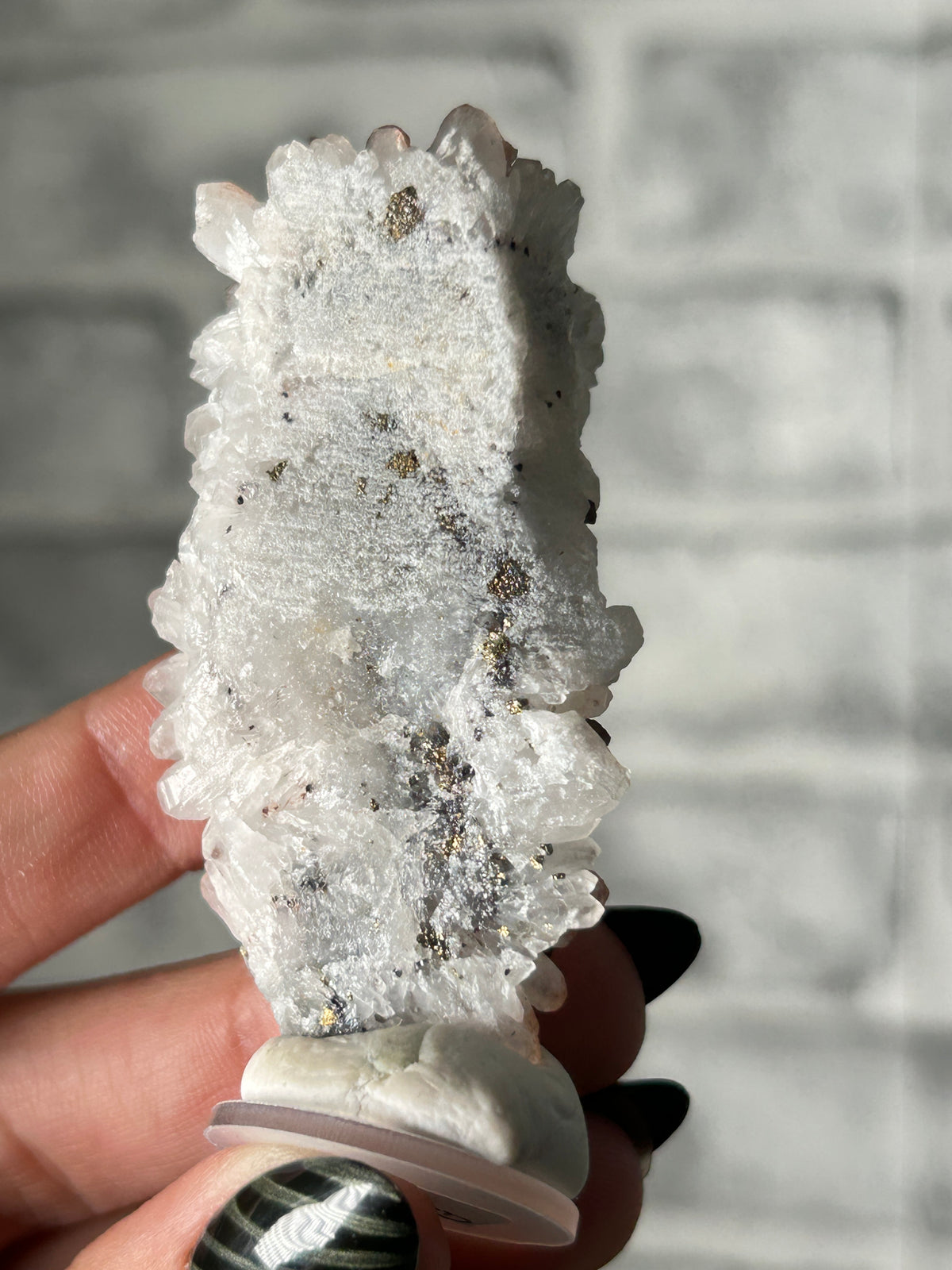 Red ‘Strawberry’ Quartz Cluster with Colourful Pyrite - Guizhou, China