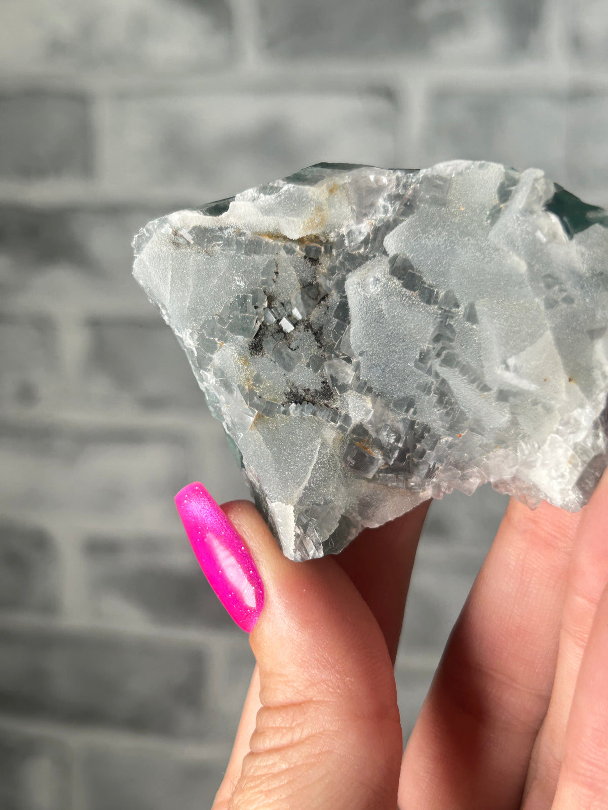 Fluorite with secondary growth, Zheijiang