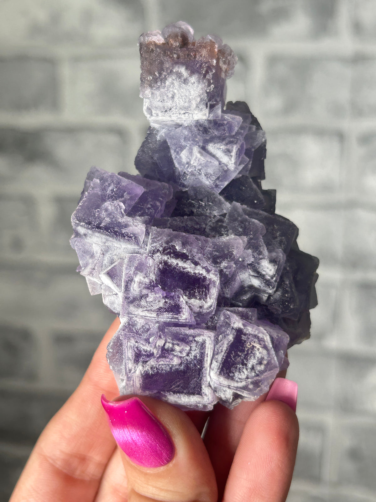 Purple weathered Fluorite from Hunan