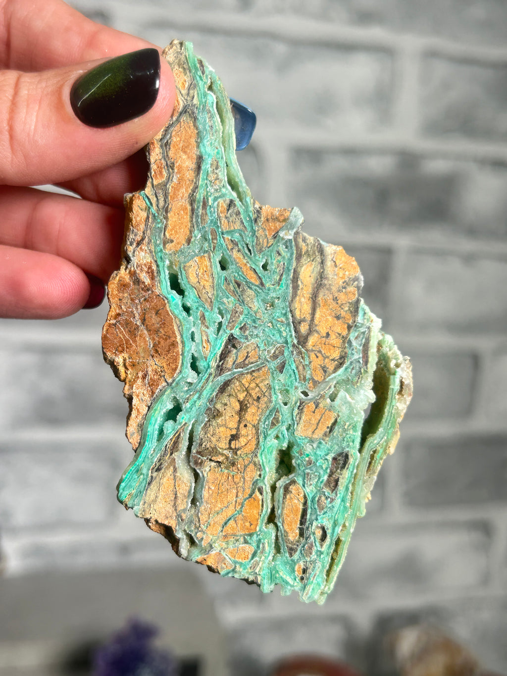 “Indonesian Smithsonite” Garnierite with Quartz B
