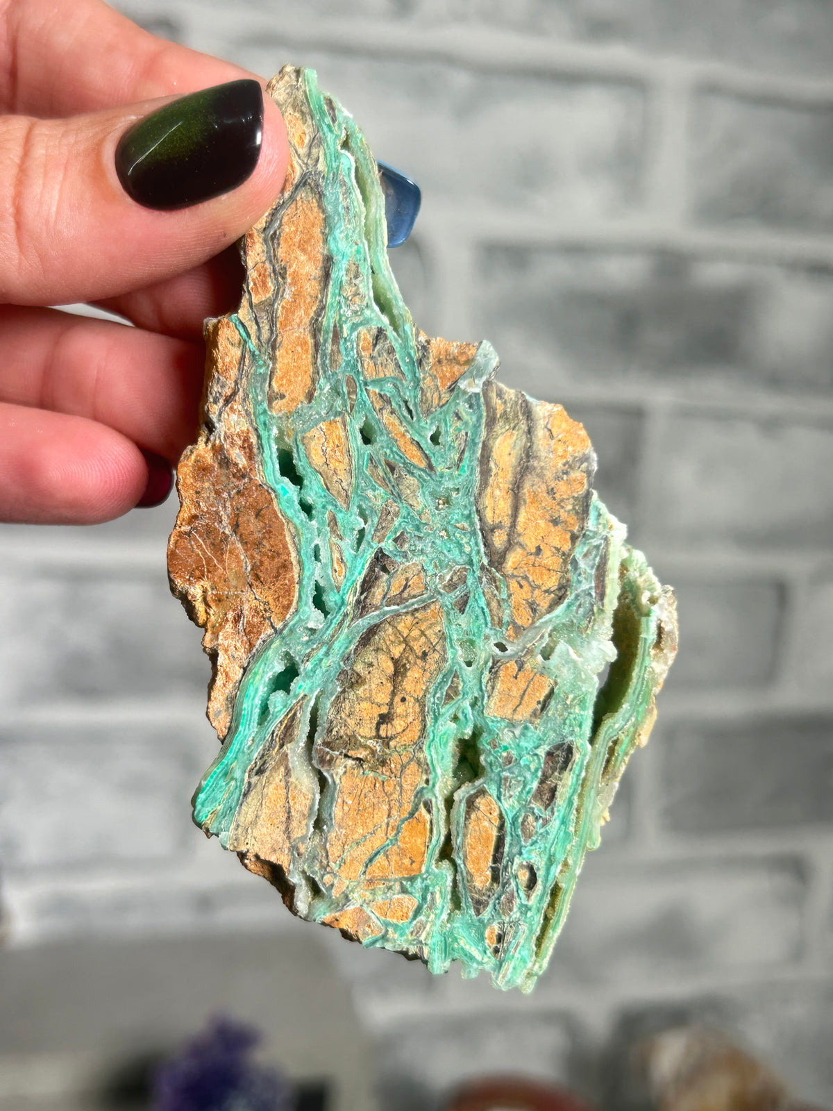 “Indonesian Smithsonite” Garnierite with Quartz B