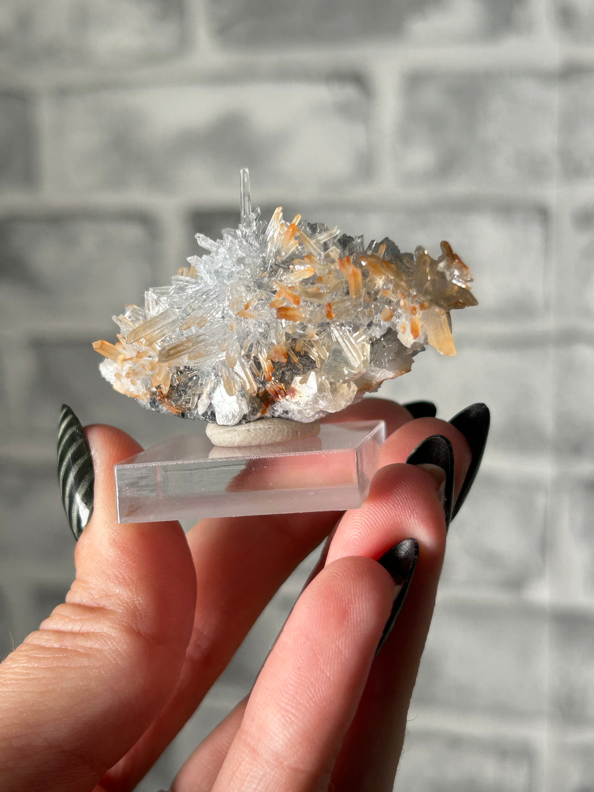 Needle Quartz with iron Staining - Fujian, China