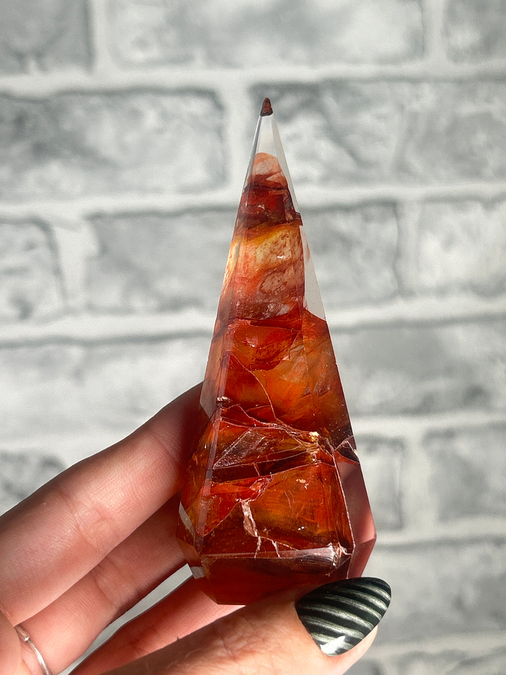 Fire Quartz Obelisk