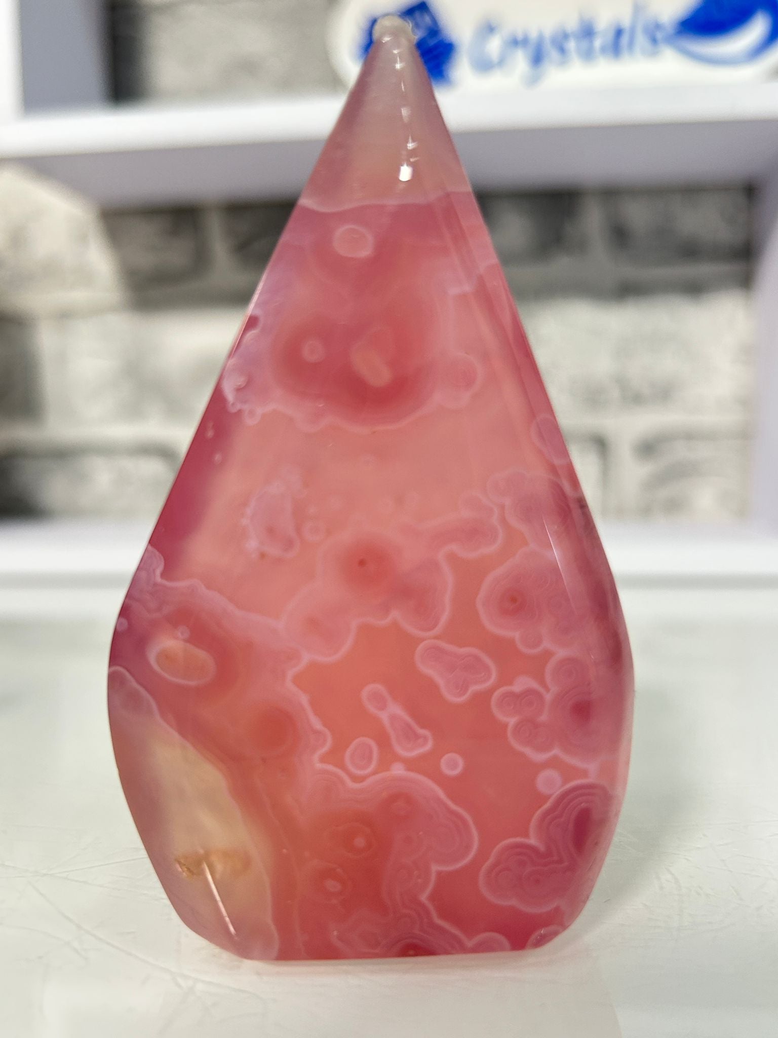 Jelly Agate Teardrops 🍬