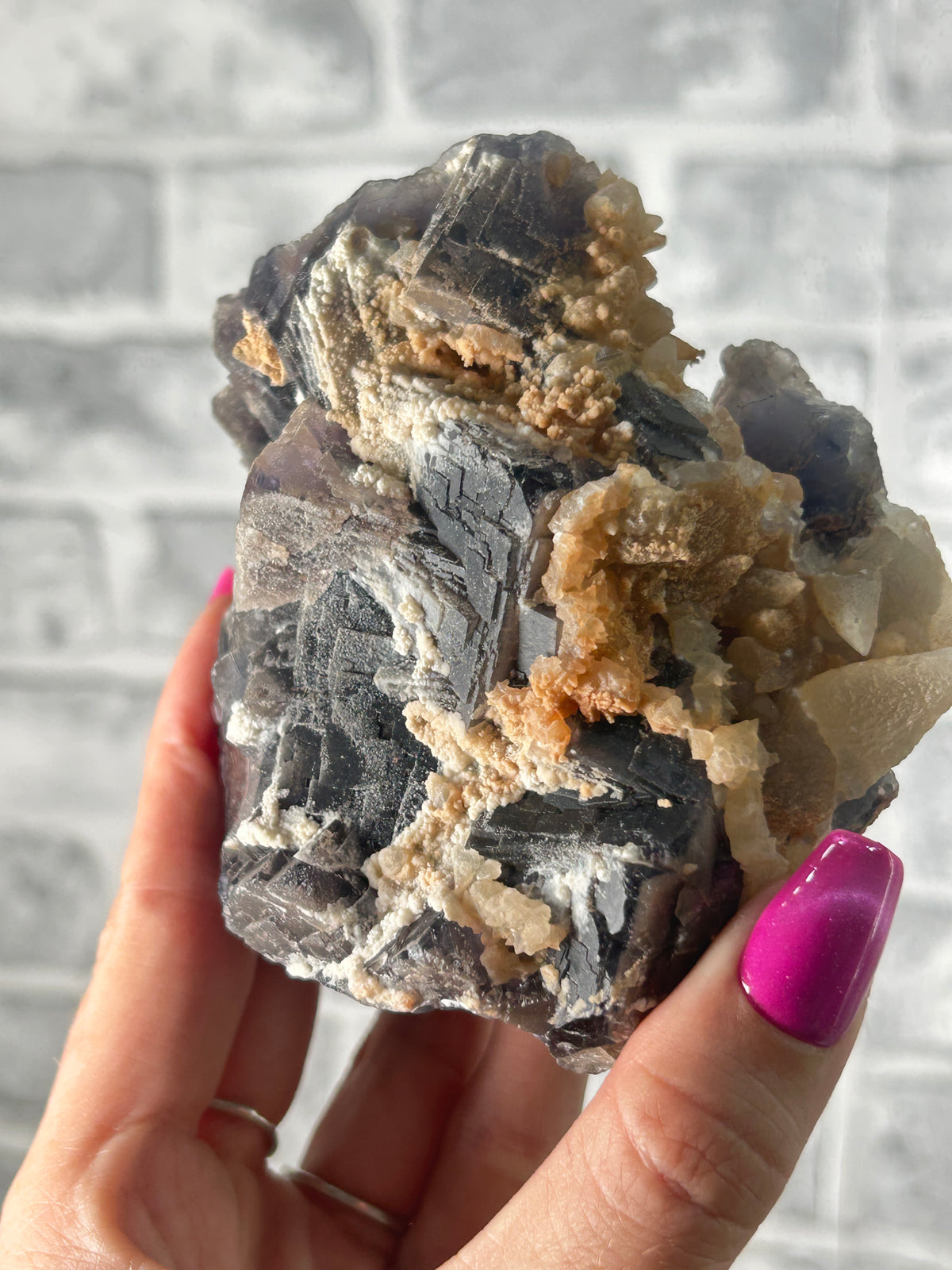 Black Rose Fluorite from Pakistan