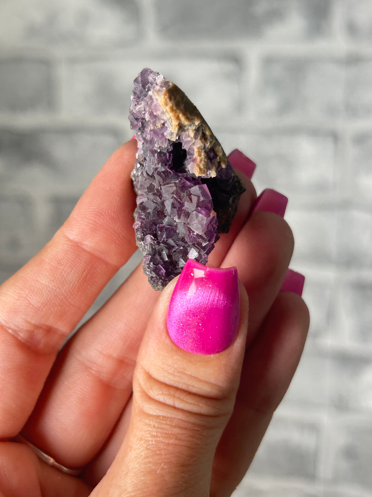 Purple mini Fluorite from Hunan