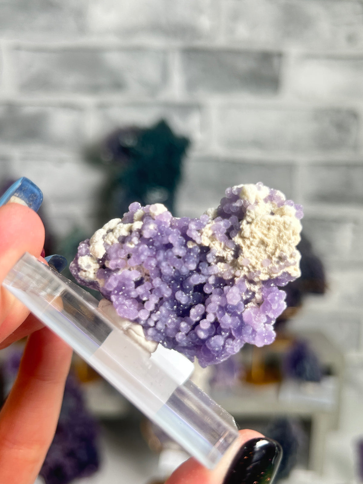 Sparkly Grape Agate Cluster I