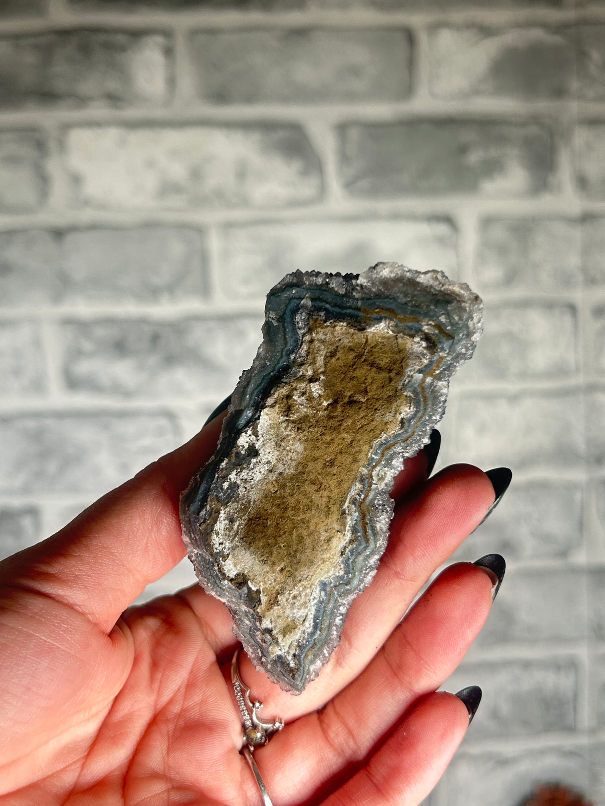 Black Amethyst Stalactite from Brazil