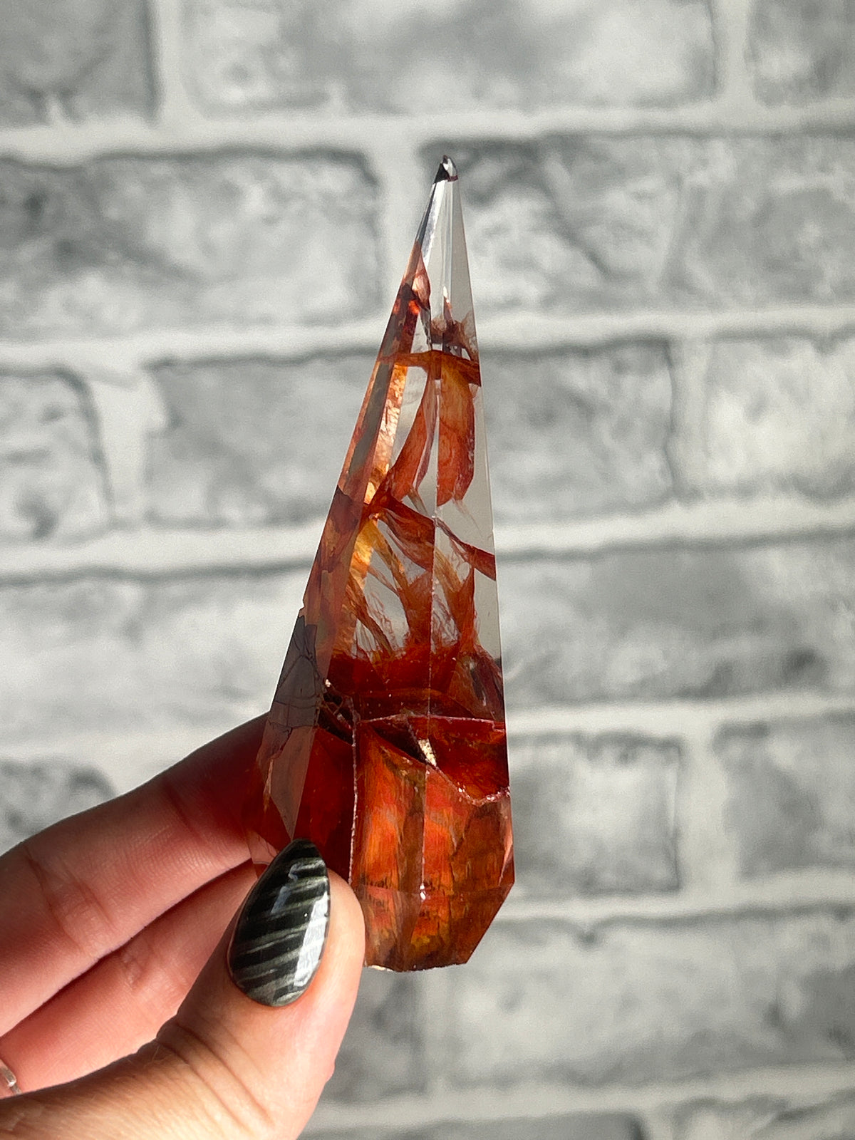 Fire Quartz Obelisk