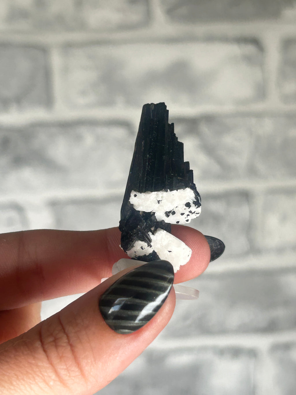 Tourmaline on Feldspar, Pakistan