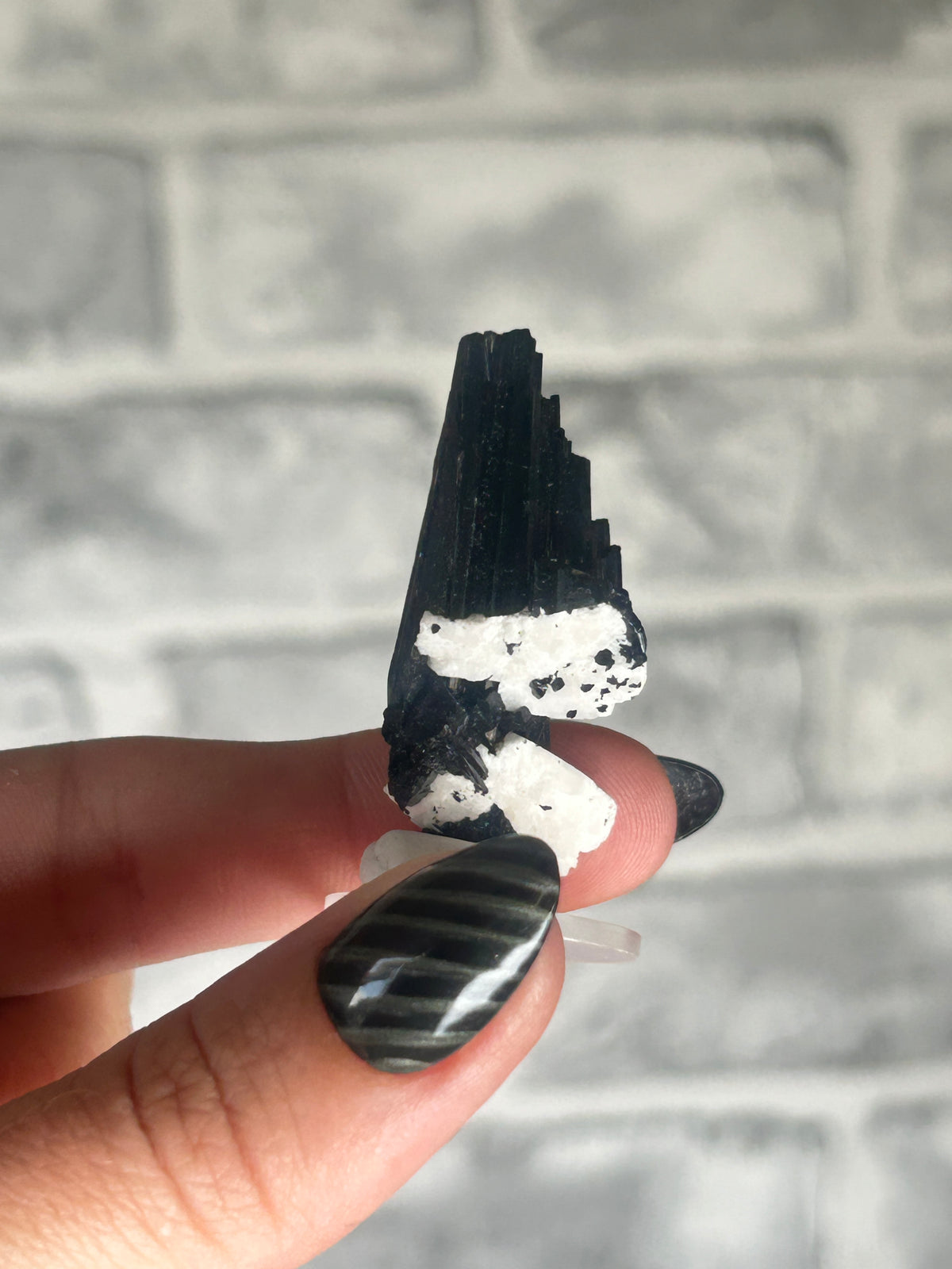 Tourmaline on Feldspar, Pakistan