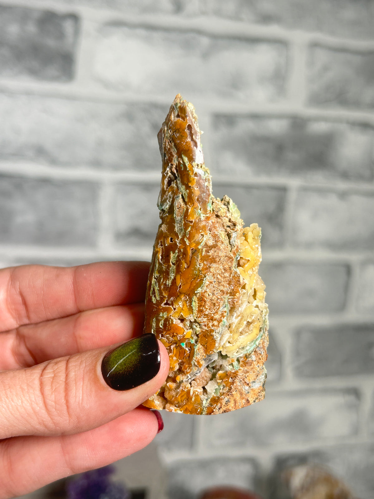 “Indonesian Smithsonite” Garnierite with Quartz A