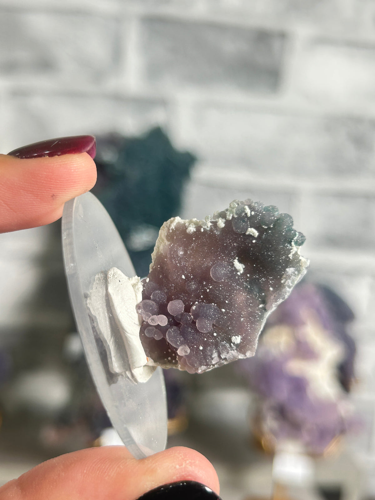 Grape Agate Cluster W