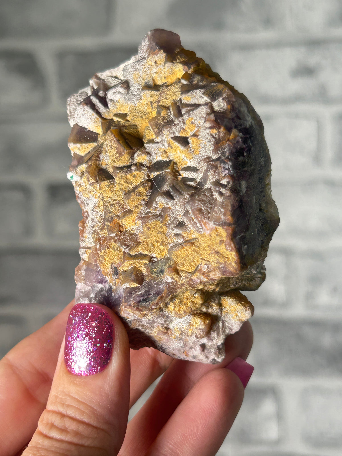 Iron stained Fluorite