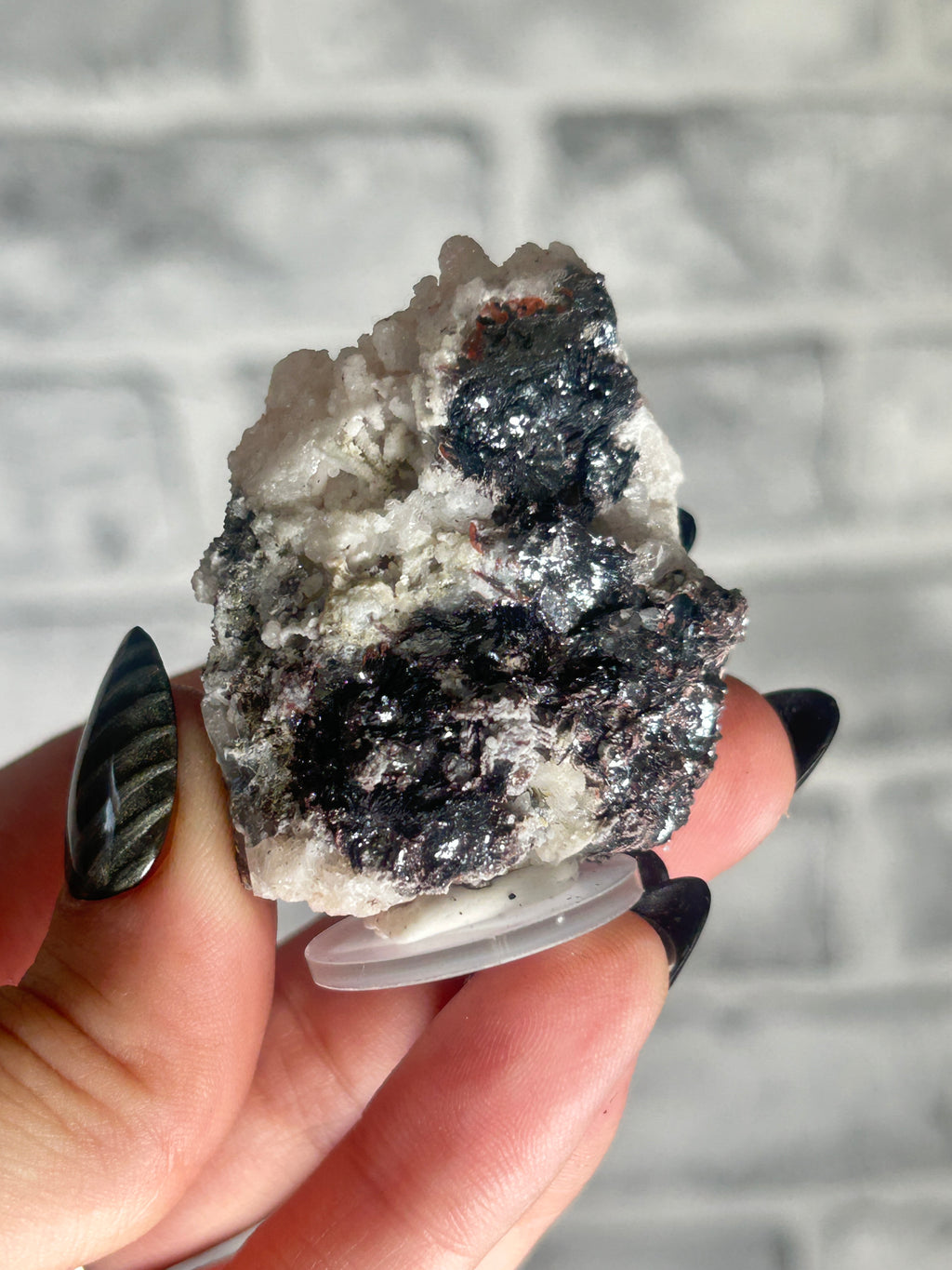 Specularite with Calcite from inner Mongolia