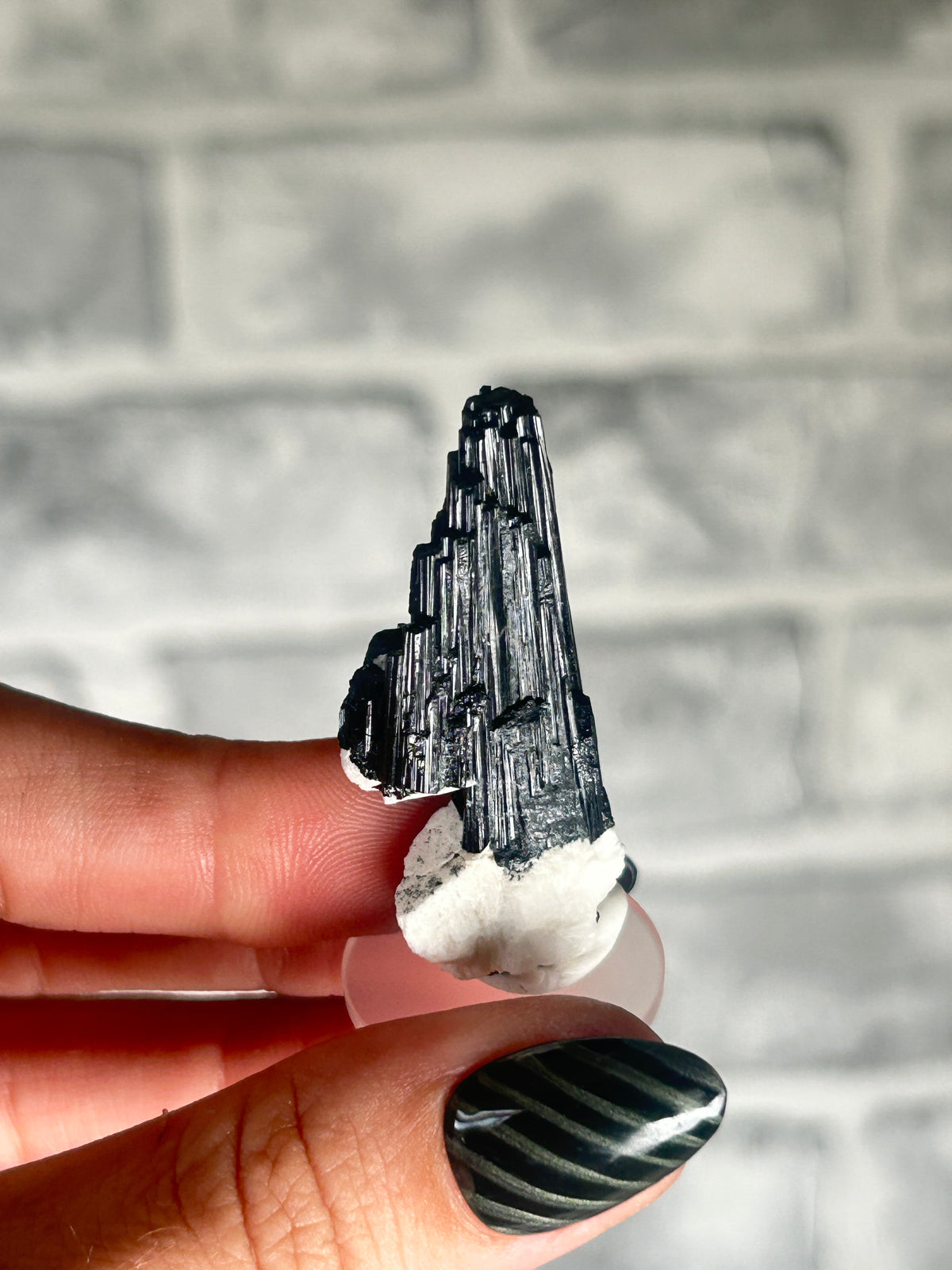 Tourmaline on Feldspar, Pakistan