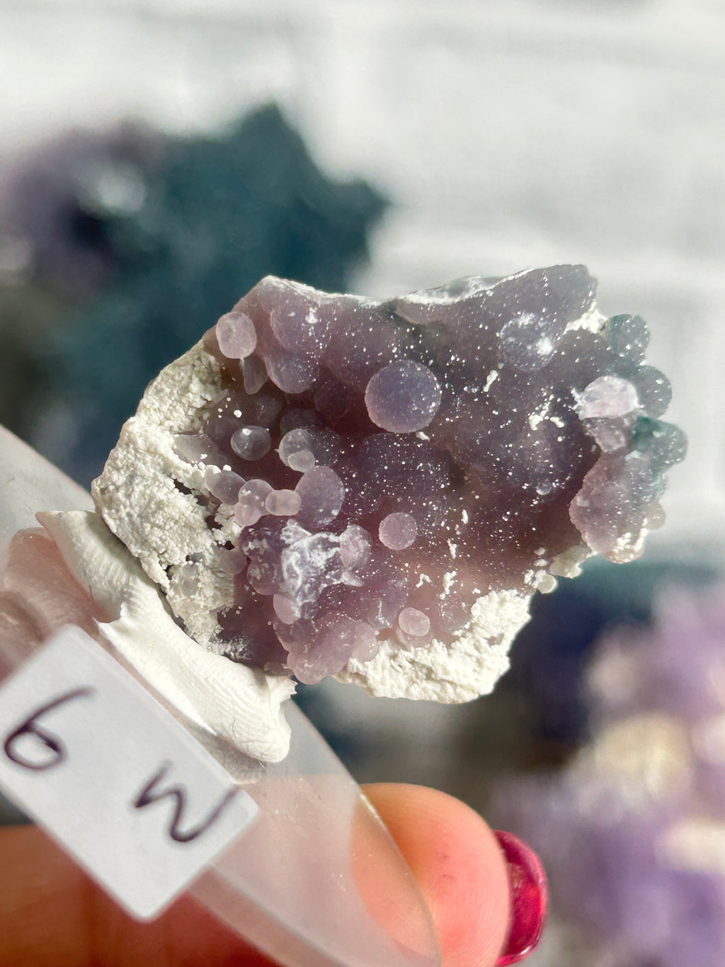 Grape Agate Cluster W