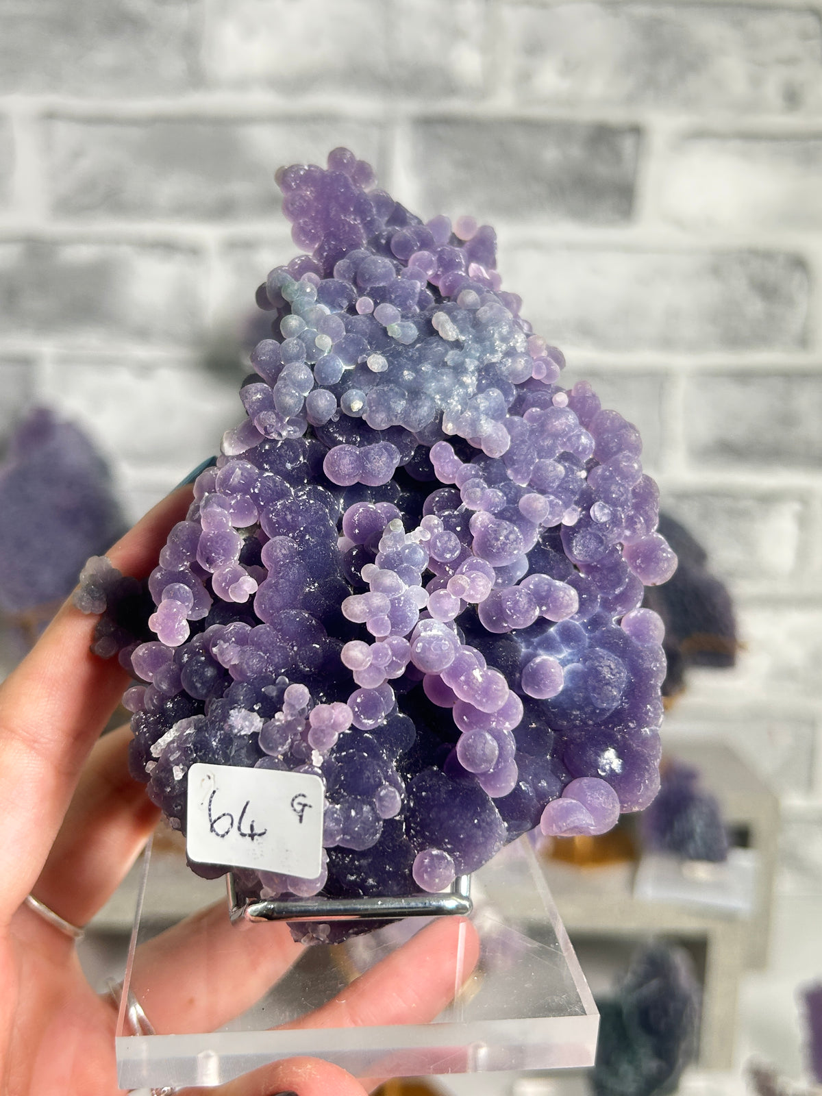 Purple & Blue Grape Agate Cluster G